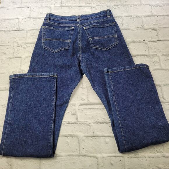 Vintage Y2K Tommy Jeans 1999 Dark Wash Jeans Juniors size 7 - Picture 8 of 16